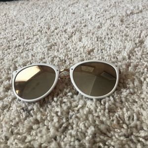 White Francesca’s sunglasses